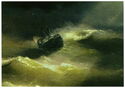 Ivan Aivazovsky (1817-1900). The ship "Maria" during a storm. 1892