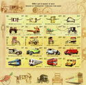 Indian Historical Transport Mini Sheet
