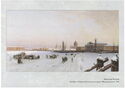 Alexander Beggrov (1841-1914). View of the Neva and Strelka of Vasilyevsky Islan