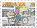 Market Woman with Bicycle