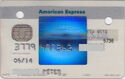American Express Transparent blue