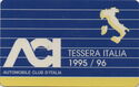 ACI - Tessera Italia 1995/96 (Gialla)