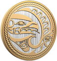 100 Dollars (Kwakiutl wood panel - The Hunter - The Eagle)