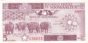 5 Shilin Soomaali/Somali Shillings