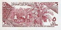 5 Shilin Soomaali/Somali Shillings