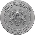 10 Cedis (Rock Cut Monuments - Mount Rushmore National Memorial - Color)