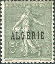 Type Semeuse - overprinted "ALGERIE"