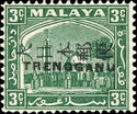 Japanese Occupation of Selangor handstamped "TRENGGANU"