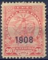 Sentenial Lion at Rest, Overprinted "1908"
