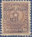 Postage due stamp of 1913 overprinted
