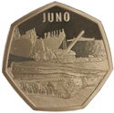 50 Pence (The D-Day 80th Anniversary - Juno Beach)