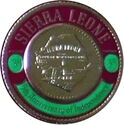 Gold coin "Map of Sierra Leone"