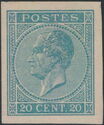 King Leopold I in Profile - Reprint