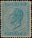 King Leopold I in Profile. Perforation 14½ x 14