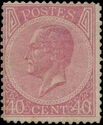 King Leopold I in Profile. Perforation 14½ x 14