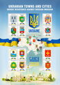 Ukranian Towns and Cities Coat of Arms