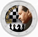 2 Euro (100th Ann. of the birth of Paul Keres. Coloured 14)