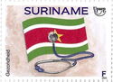 Flag of Surinam and Stethoscope