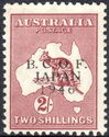 Eastern Grey Kangaroo, overprinted B.C.O.F. JAPAN 1946