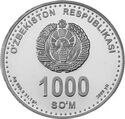 1,000 Som (2200th anniversary of Tashkent city)