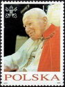 John Paul II wearing Red Stole, Seated