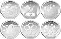 50 Pence (Set 6 x 50 Pence - 12 Days of Christmas)