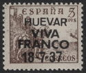 El Cid (Overprint) HUEVAR VIVA FRANCO 18-7-1937