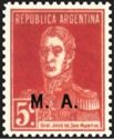 José Francisco de San Martín (1778-1850), ovpt. “M.A.”