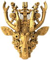 2,000 CFA Francs (Steampunk Allegiance - Mech Antlers Gilt)