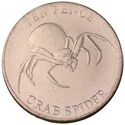 10 Pence (Garden invertebrates - Crab Spider)
