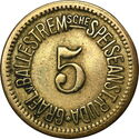 5 Pfennig (Gräfl. v. Ballestrem'sche Speiseanst.)