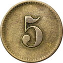 5 Pfennig (Gräfl. v. Ballestrem'sche Speiseanst.)