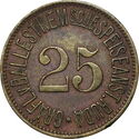 25 Pfennig (Gräfl. v. Ballestrem'sche Speiseanst.)