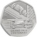 50 Pence (100 years of Grand Prix in Britain)