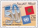 Number "50", Nation and UN Flag