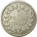 5 Francs (Louis Philips I. - Limoges. Laureated. Domard)