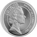 5 Pounds (Portraits of a Queen 3/5 – Raphael David Maklouf (1985~1997) - Silver)