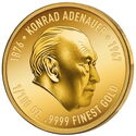 100 CFA Francs (Konrad Adenauer 150 Anniversaire of birth)