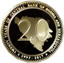 20 Mark (20th Anniversary of the Central Bank of Bosnia and Herzegovina)