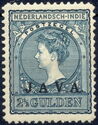 Queen Wilhelmina (Overprinted `Java`)