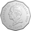 50 Cents (Her Majesty Queen Elizabeth II - Centenary of Her Birth)