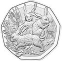 5 Euro (Dürer's Three Bunnies - Silver)