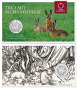 5 Euro (Dürer's Three Bunnies - Silver)