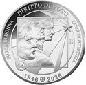 6 Euro (80th Anniversary of the birth of the Italian Republic and the first women's vote)