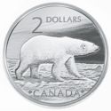 2 Dollars (Coin & Stamp Set - The Proud Polar Bear)