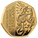 50 Pence (Patron Saints - Saint George of England)