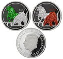 1 Dollar (Set 2 x 1 Dollar Bull and Bear)
