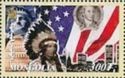 Statue of Liberty, Indian Chief, USA Flag, George Washington