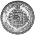 1,200 Réis (Countermark coinage - km551.2 Spain)