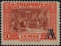 "Proclamation of Independence" (C. Leudo) - overprinted